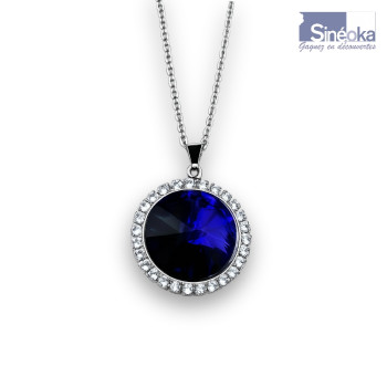 Pendentif tchèque Vlasta Purple Velvet en cristaux...