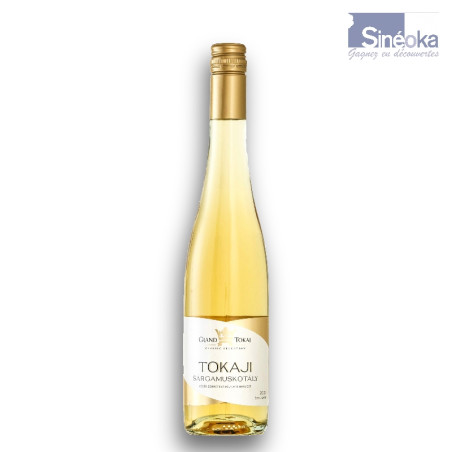 Bouteille de Tokay Sargamuskotaly vendanges tardive du domaine Grand