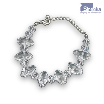 Bracelet cristaux Swarovski® Vlasta - Crystal 2
