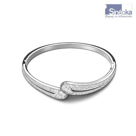 Bracelet cristaux Swarovski® Darina - Crystal