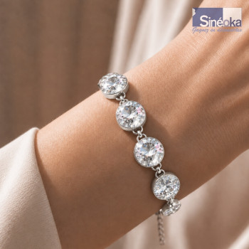 Bracelet tchèque - Cristaux Swarovski® « Miloslava » -...
