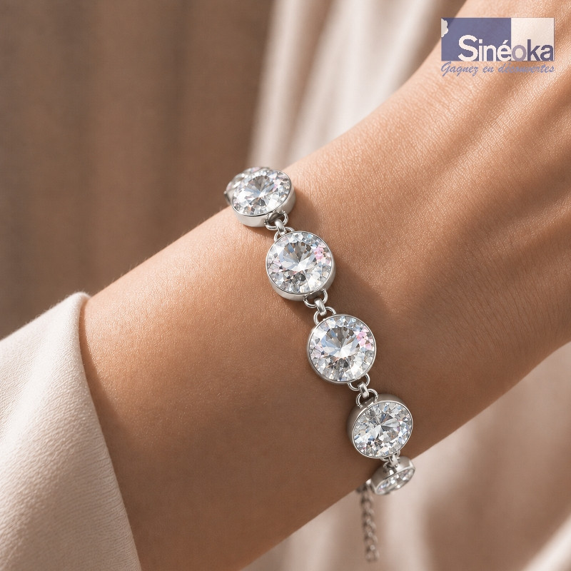 Bracelet tchèque - Cristaux Swarovski® «...