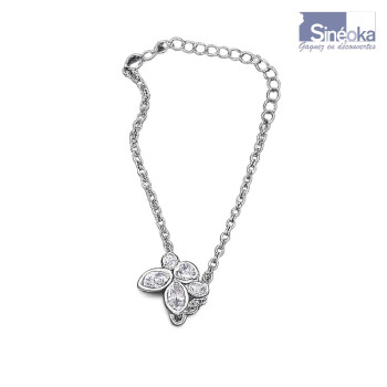 Bracelet femme cristaux Swarovski lumineux et style chic intemporel.