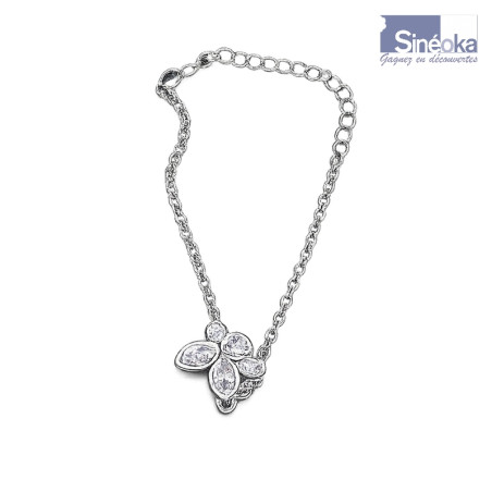 Bracelet femme cristaux Swarovski lumineux et style chic intemporel.