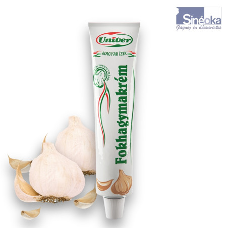 Ail et tube de crème d'ail Univer