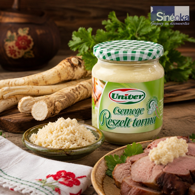 Csemege Reszelt torma - Raifort râpé hongrois