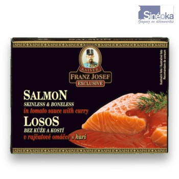 Boite de 110 g de saumon tomate curry Franz Josef Kaiser
