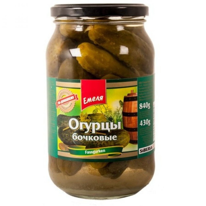 Cornichons de tonneau fermentés - 860 g