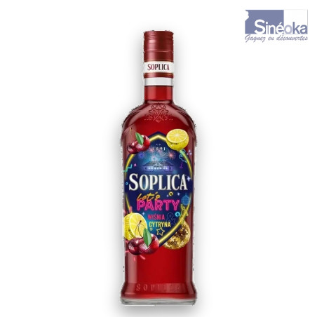 Soplica Wiśnia Cytryna – Liqueur de vodka Cerise & Citron – 21 % – 0,5 l