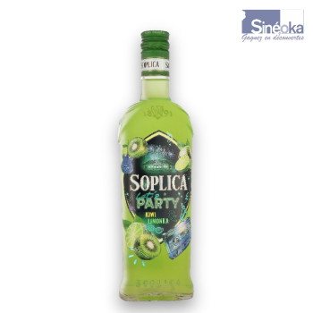 Bouteille de vodka aux fruits polonaise,  Soplica Kiwi Limonka – Kiwi & Citron vert
