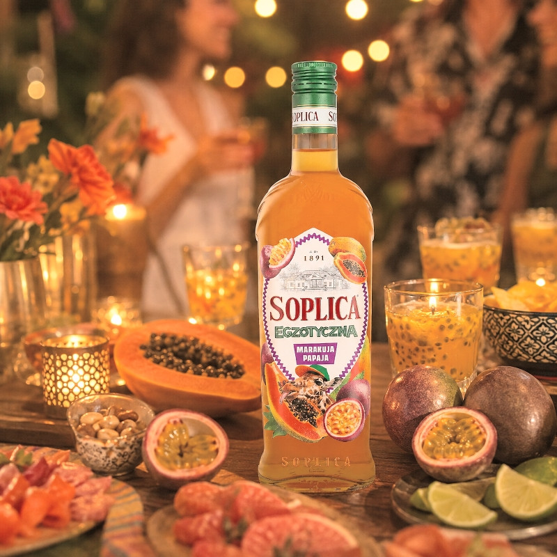 Liqueur de vodka Soplica Fruit de la passion &...