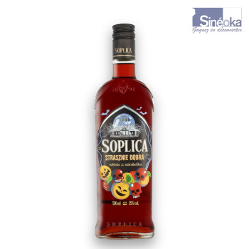 Bouteille de Soplica Strasznie Dobra Halloween – Liqueur Cerise & Mirabelle en ambiance. 2