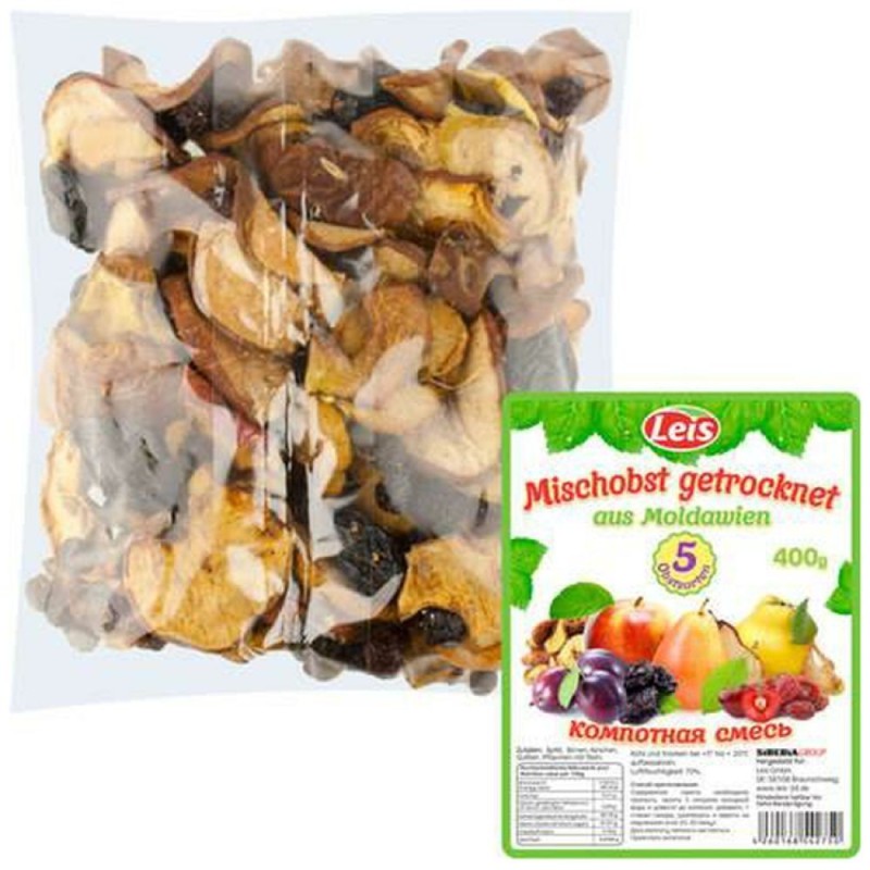 Mélange de fruits séchés, 5 sortes - 400 g