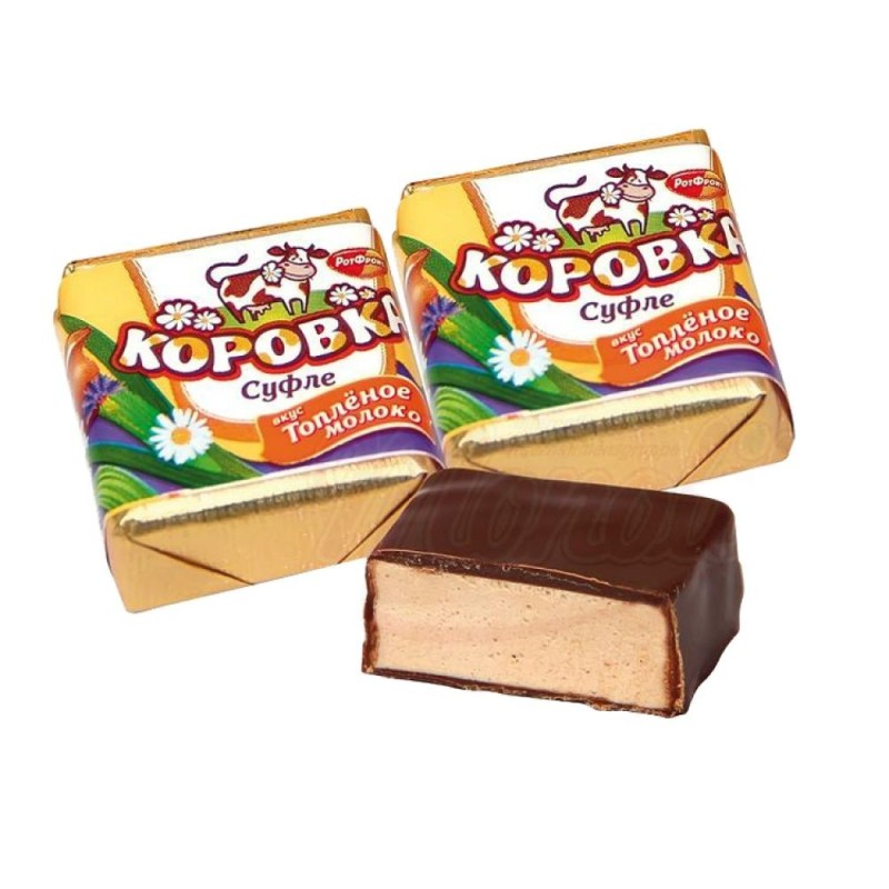 Korovka - Soufflé au lait nappé chocolat au...