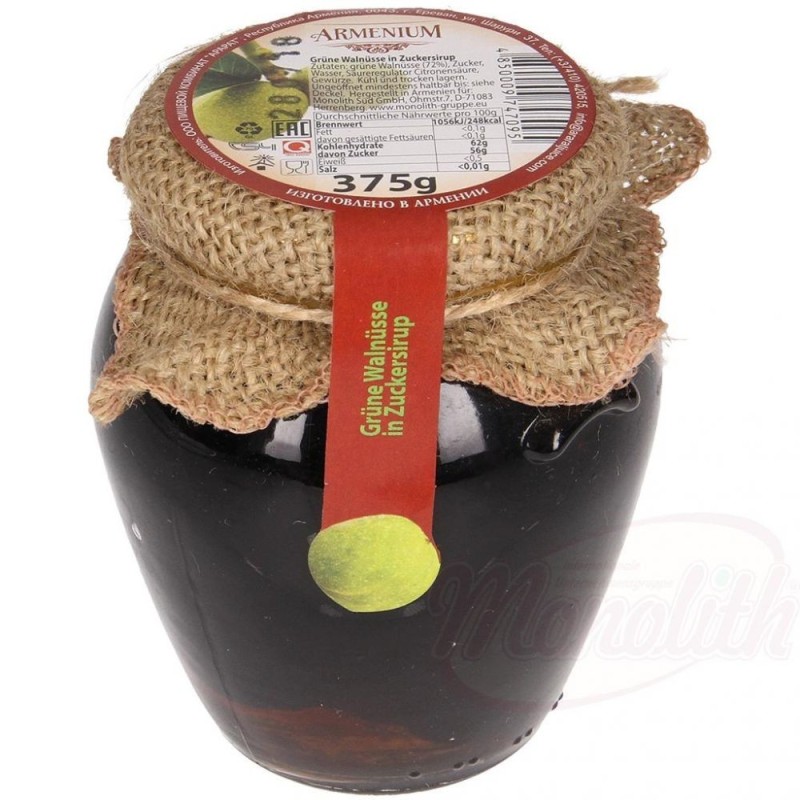 Noix vertes au sirop - 375 g