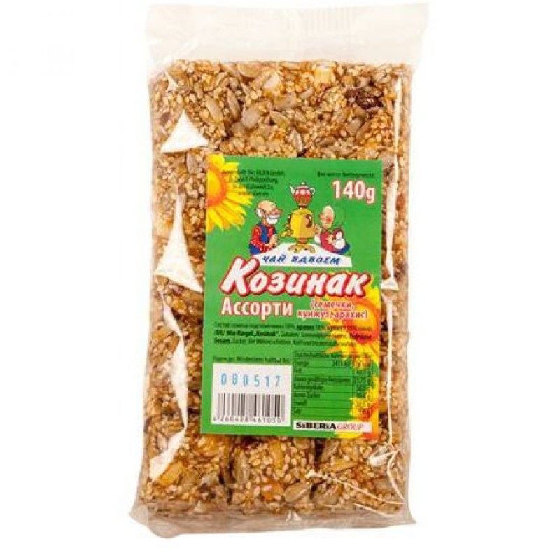 Kozinak - Tablette de céréales au caramel 140 g