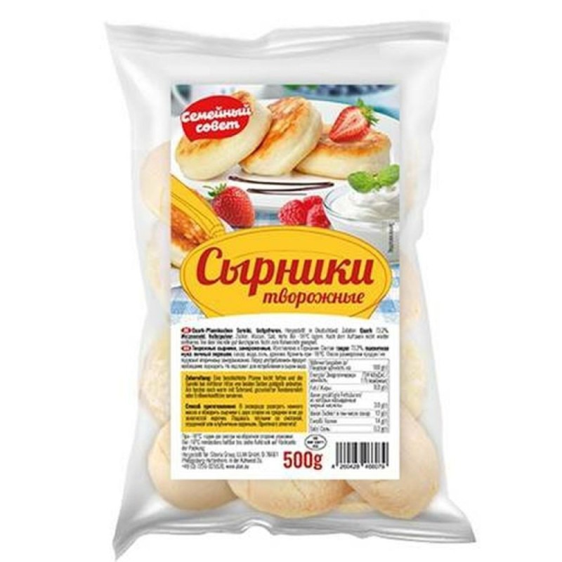 Syrnikis au fromage blanc surgelés - 500 g