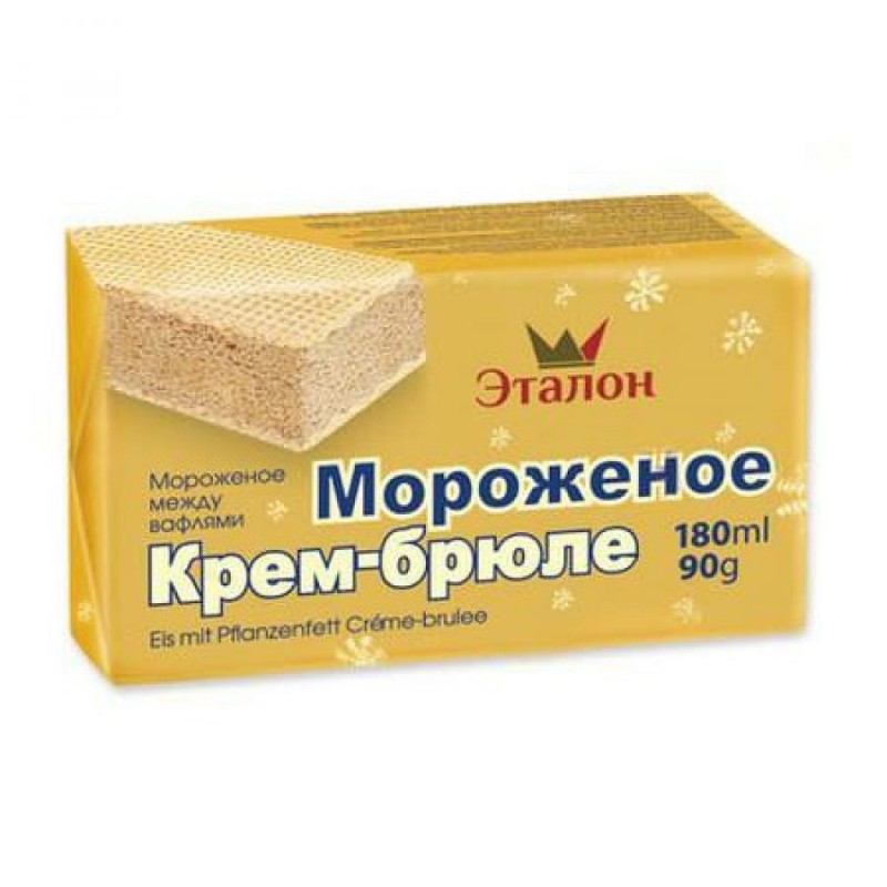Glace sandwich Etalon crème brûlée - 90 g