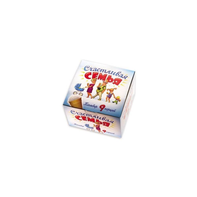 Glace  russe Plombir vanille 9 x 120 ml