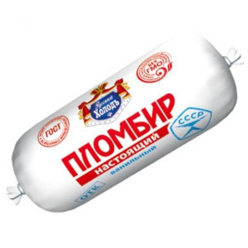 Crème glacée Plombir 15\% - 800 ml