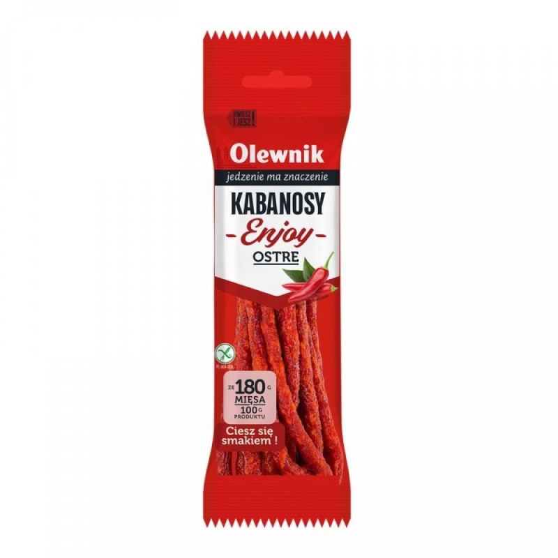 Saucisse de porc pimentée extra-fine - Kabanos...