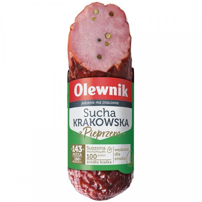 Saucisson séché de Cracovie au poivre - 255 g