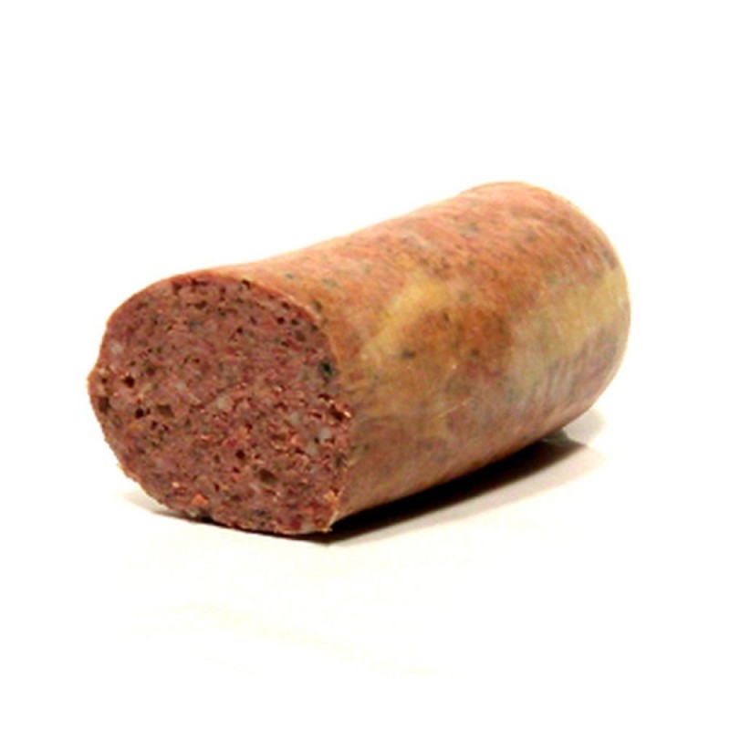 Pâté de foie fumé, artisanal en boyau naturel -...