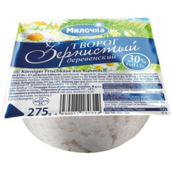 Tvorog - Fromage blanc frais, épais, pasteurisé (quark) -...