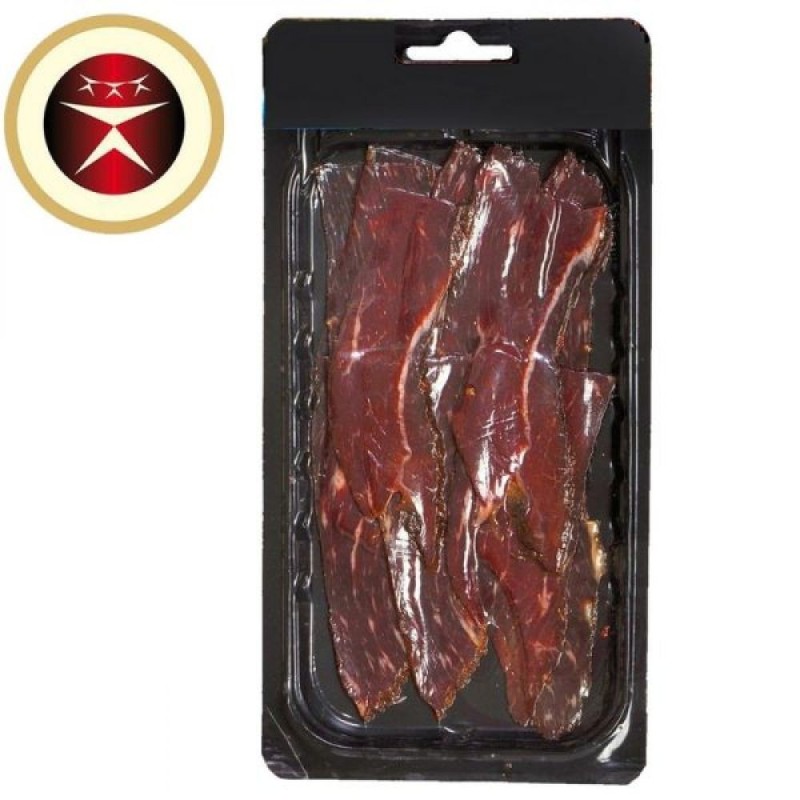Viande d'élan fumée tranchée - 60 g
